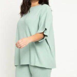 Eloquii Women's Mint Shorts Set